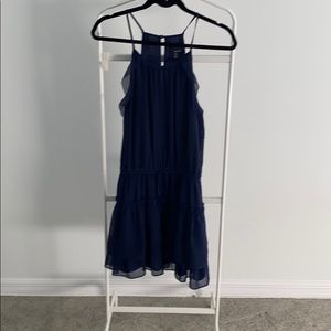 Blue strappy dress